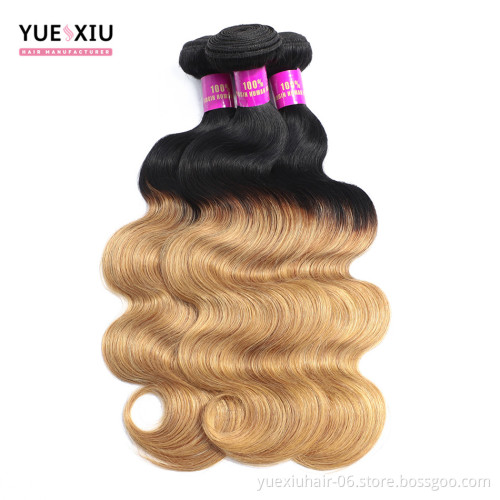 1b 27 ombre color hair  Vendors Free Sample Dropshipping Brazilian Hair Sample hair in stock
